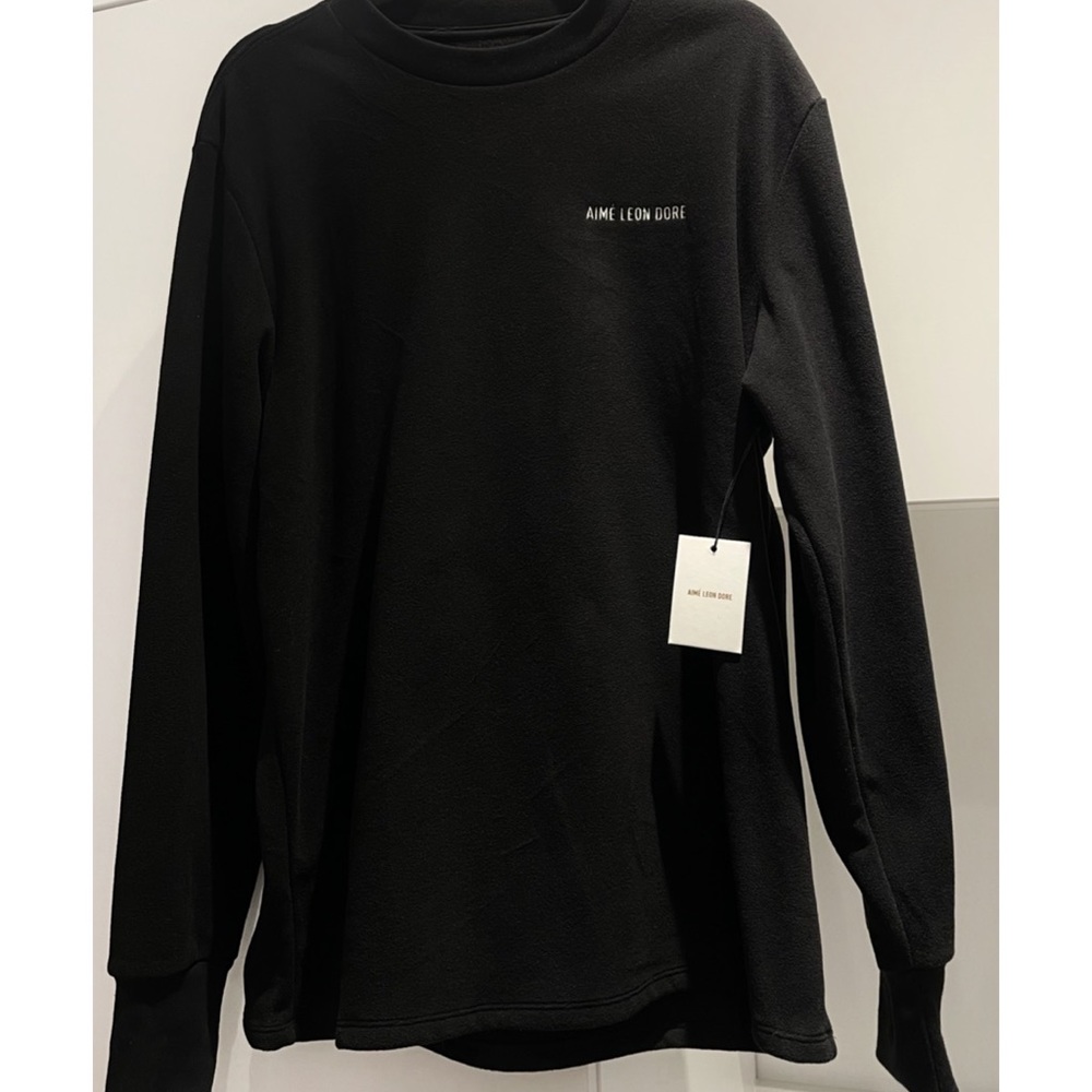 BRAND NEW - Aime Leon Dore fleece long sleeve shirt / sweater